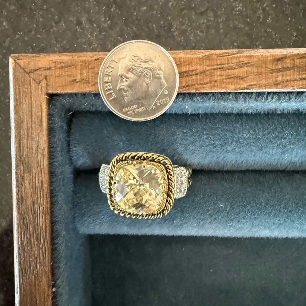 Lia Sophia Lemon Chiffon Ring - Picture 10 of 11
